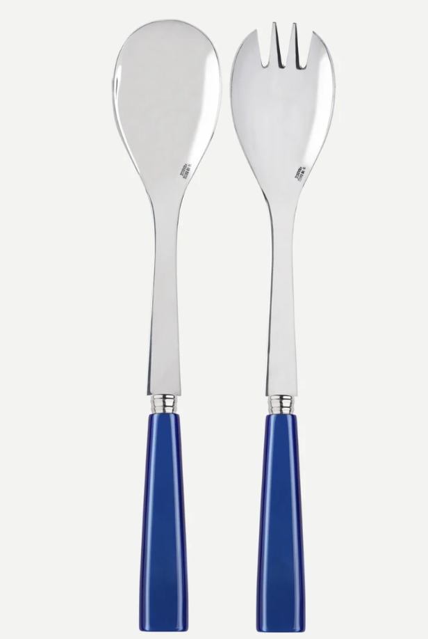 Sabre Paris Salad Servers - Icône, Lapis blue